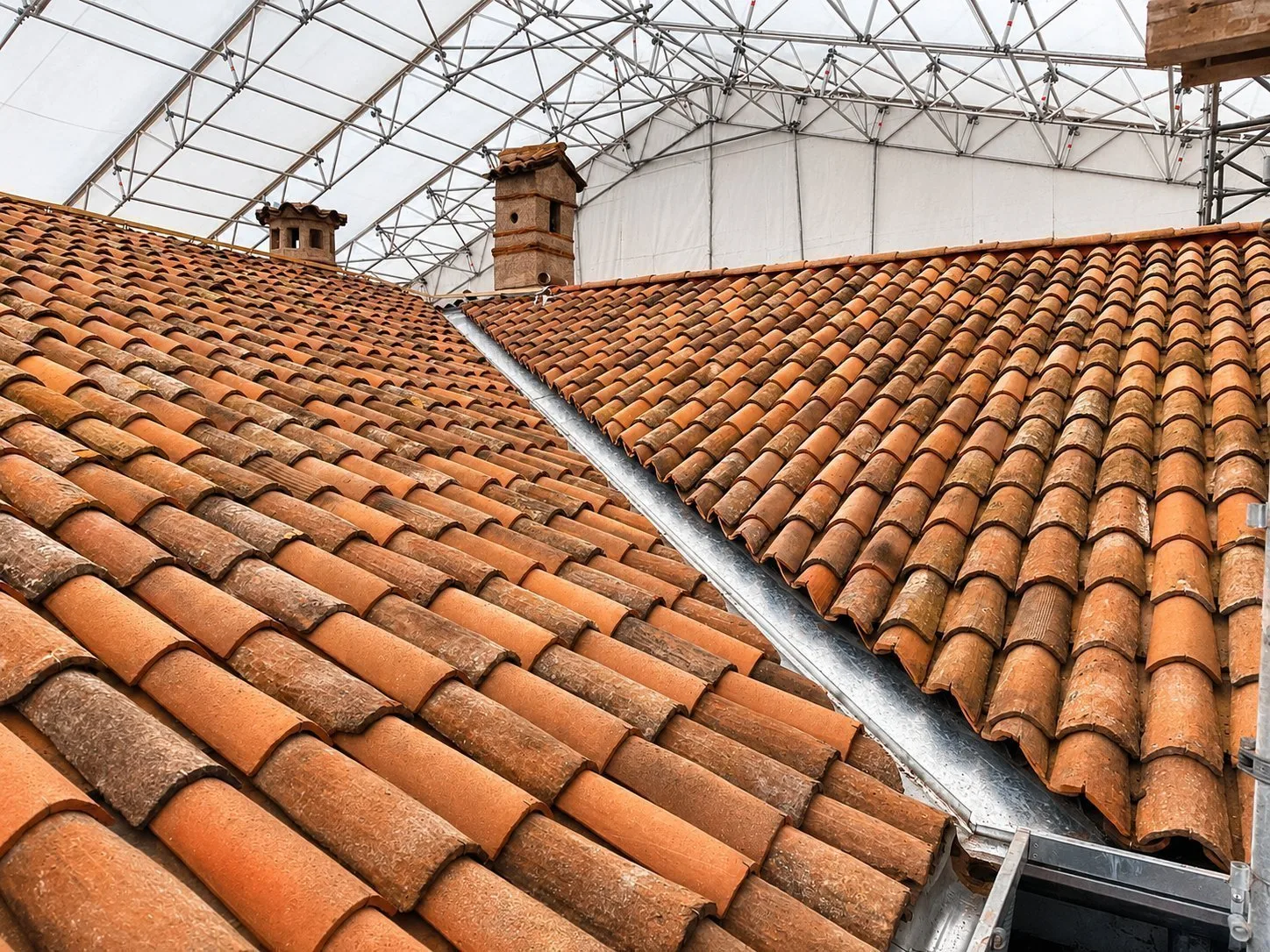 Museo Villa Manzoni — Copertura - completamento manto