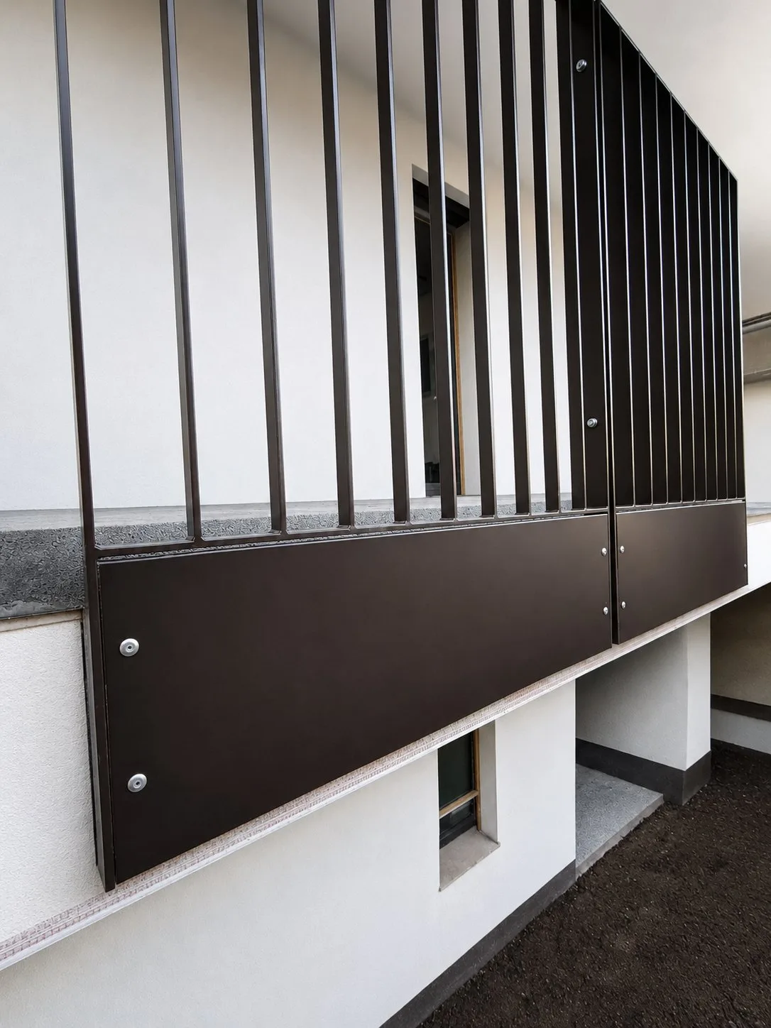 Residenza Via Pistoia — Campione parapetti in ferro