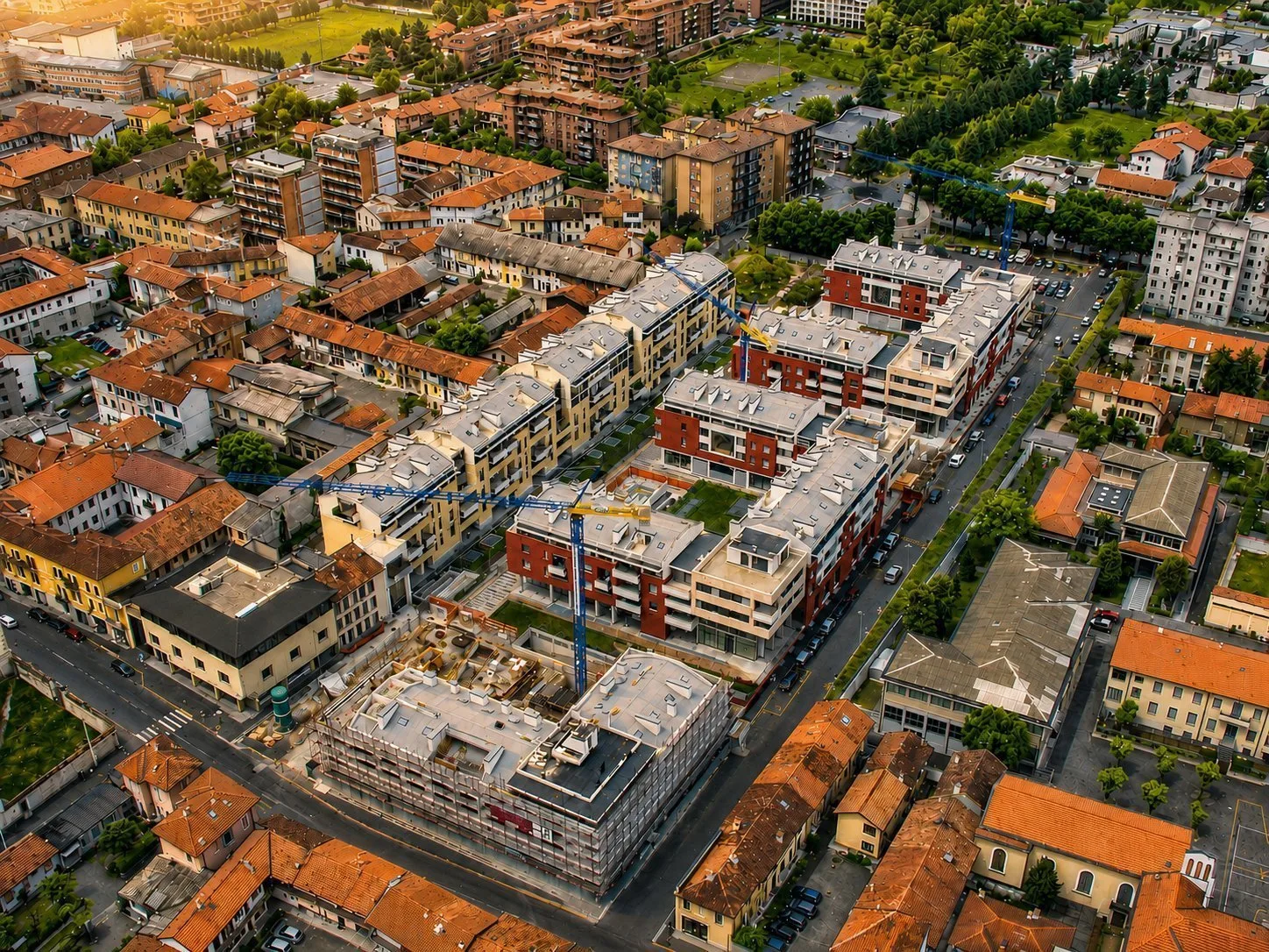 Nuove costruzioni — dettaglio di cantiere