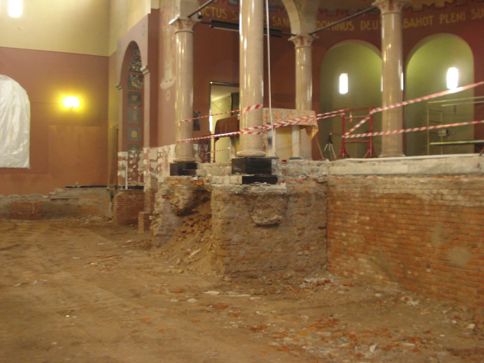 Restauri — dettaglio di cantiere
