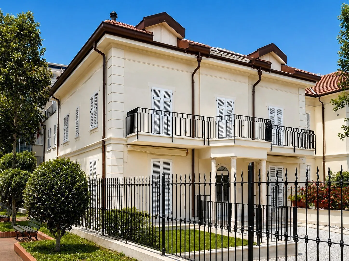 Villa Wanda — Edificio completato