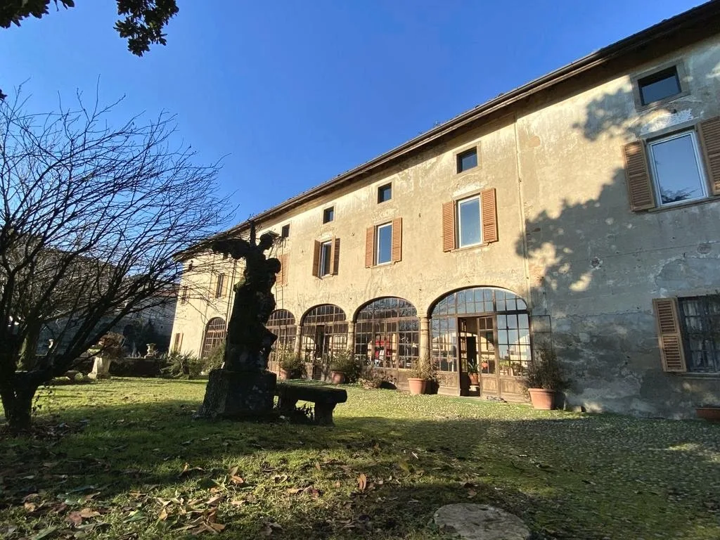 Villa lungo il Brembo — Facciata nord prima